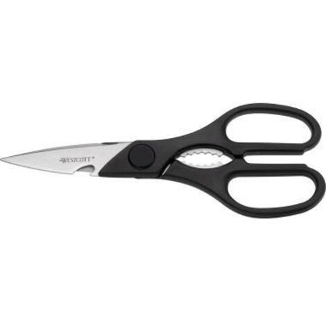 Schere Multi Allround beidhändig 20cm Kunststoff +Flaschenöffner sw
