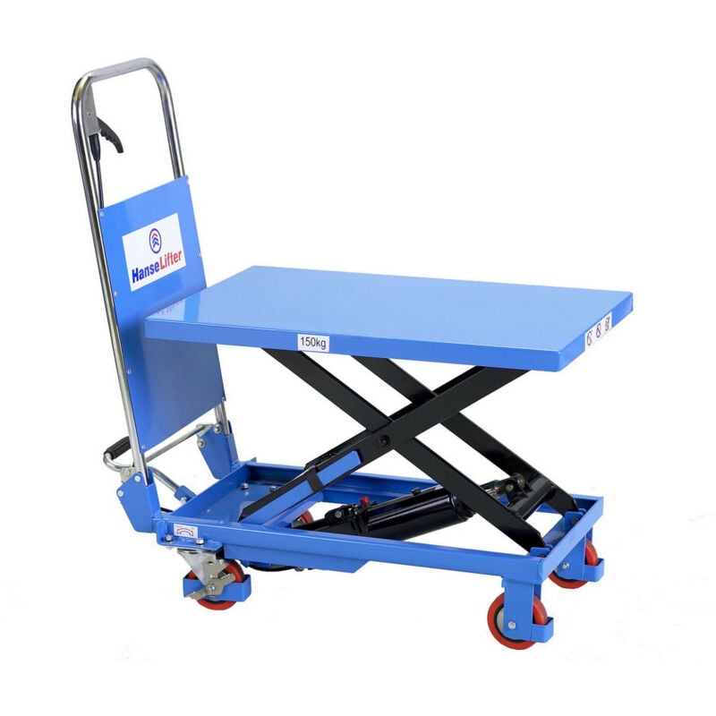 Image of Certeo - Hanselifter mobiler Scherenhubtischwagen SPA150 Tragkraft 150kg