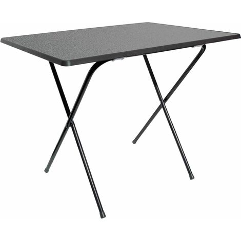 Scherentisch 60x80 cm, anthrazit mit Scherengestell