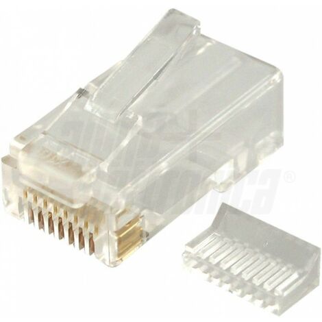 Schermatura CAT.5e configurazione 8P8C connessione LAN o telefoniaALP94-911/3