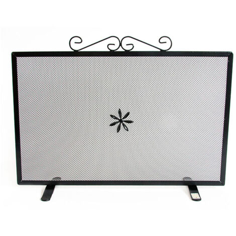 SCHERMI PARASCINTILLE RETTANGOLARE CM 50X18X43 IN FERRO BATTUTO