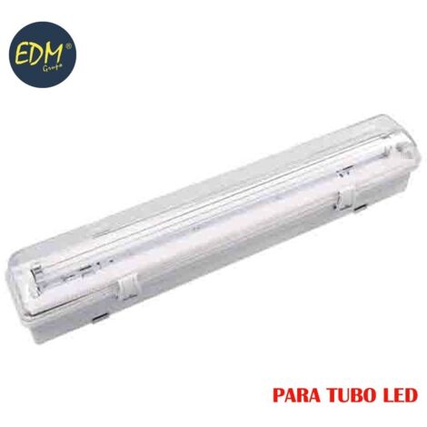 Schermo fluorescente impermeabile per tubo led 1x18w eq 36w 220v 126cm ip65 EDM