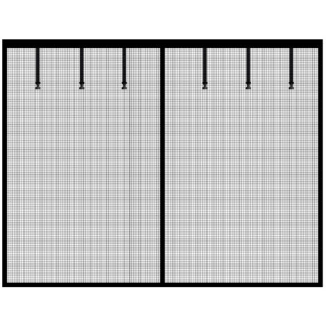 Schermo magnetico per porta del garage, 16 cm di larghezza x 8 piedi di altezza (487 cm x 243 cm), adatto a due auto schermo in fibra di vetro per porta del garage, schermo per garage per carichi pesa