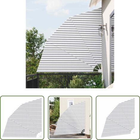 Schermo privacy esterno -  Schermo di Privacy per Balcone Antracite e Bianco 210 x 210 cm