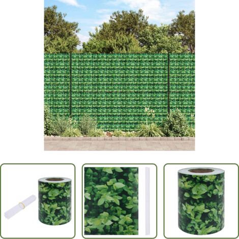 Schermo privacy - Recinzione Frangivento da Giardino PVC 70x0,19 m Verde