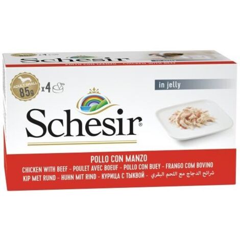 SCHESIR AD MPack Hähnchenfilets mit Rindfleisch 4x85