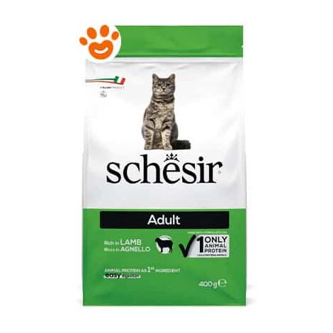 Schesir Cat Adult Mantenimento Agnello  - Schesir Cat Adult Mantenimento Agnello - Sacco Da 400 Gr