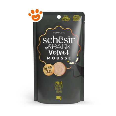 Schesir Cat After Dark Velvet Mousse con Pollo  - Schesir Cat After Dark Velvet Mousse con Pollo - Bustina Da 80 Gr