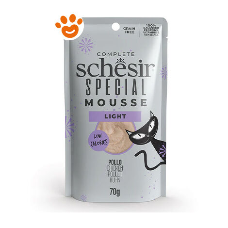 Schesir Cat Senior Special Mousse Light Pollo  - Schesir Cat Senior Special Mousse Light Pollo - Bustina Da 70 Gr