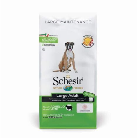 Schesir Dog Large Mantenimento Agnello  - Schesir Dog Large Mantenimento Agnello - Sacco Da 12 Kg