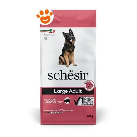 Schesir Dog Large Mantenimento Prosciutto  - Schesir Dog Large Mantenimento Prosciutto - Sacco Da 12 Kg