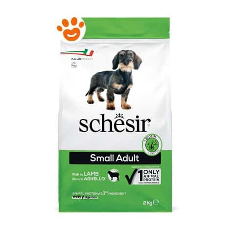 Schesir Dog Small Adult Mantenimento Agnello  - Schesir Dog Small Adult Mantenimento Agnello - Sacco Da 2 Kg