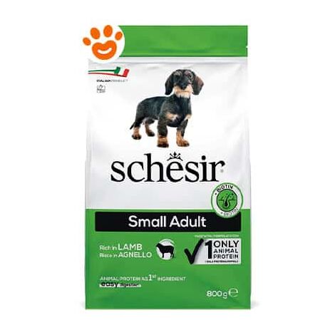 Schesir Dog Small Adult Mantenimento Agnello - Schesir Dog Small Adult Mantenimento Agnello - Sacco Da 800 Gr
