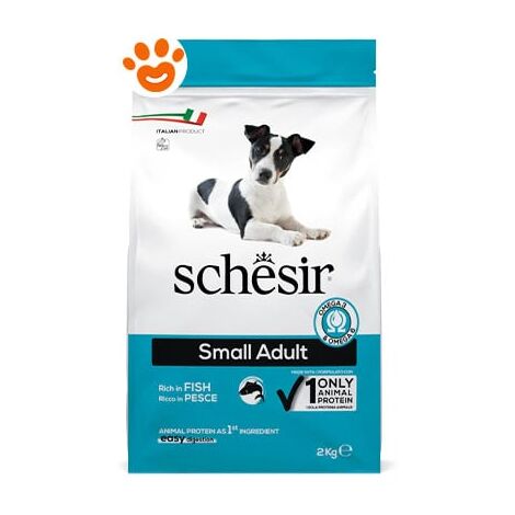 Schesir Dog Small Adult Mantenimento Pesce  - Schesir Dog Small Adult Mantenimento Pesce - Sacco Da 2 Kg
