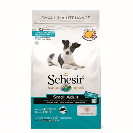 SCHESIR DOG SMALL MANTENIMENTO PESCE 800 G