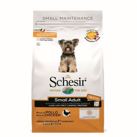SCHESIR DOG SMALL MANTENIMENTO POLLO 800 G