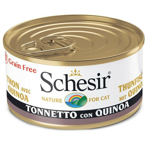 Schesir Gatto Exotic Lattina 85gr Tonnetto con Quinoa