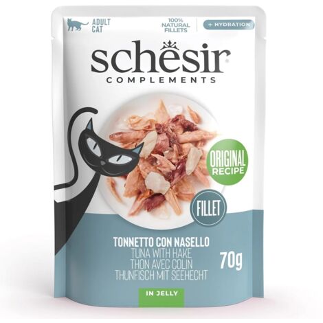 SCHESIR Thunfisch mit Seehecht (24 x 70 g)