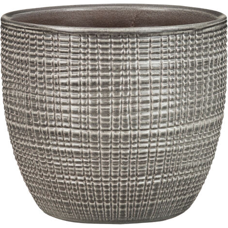 Scheurich Seegras Korb 15 Cm - Wasserdichter Pflanzkorb In Weiß