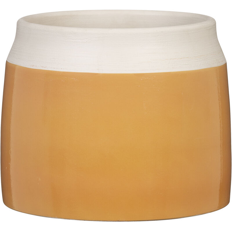 Jarro, pot de fleurs en céramique, couleur: Naranja, 12,1 cm de diamètre, 11,4 cm de hauteur, 1,2 l vol. - Scheurich