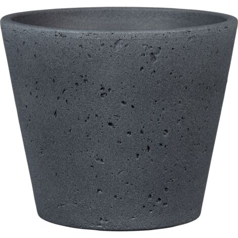 Scheurich Übertopf Serie 701 Ø 28 x 24,3 cm dark stone Blumentöpfe & Übertöpfe