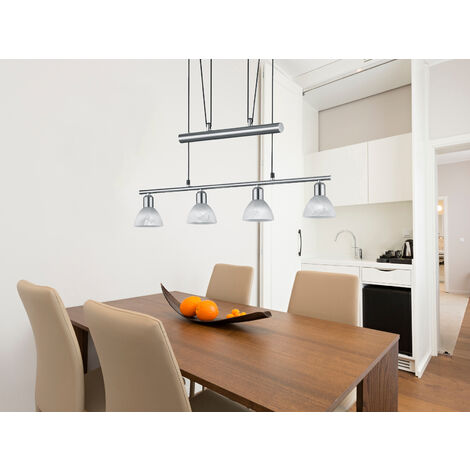 Schicke 24W LED Pendel Hänge Leuchte Büro höhenverstellbar Licht TRIO 371010407