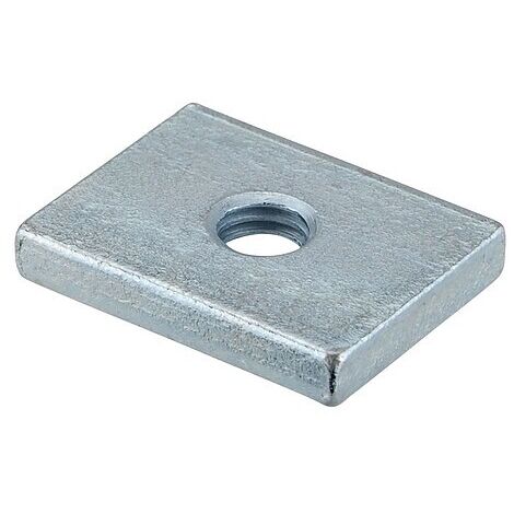 Schiebemutter rechteckig - Stahl verzinkt - mit Gewinde M8 - für Profil 27/18 und 28/30