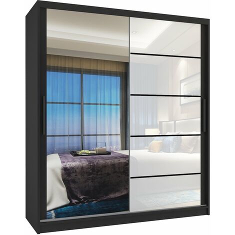 Schiebeschrank Belini 133 cm Mit Schubladen mit Spiegel eiche wotan eiche sonoma Hersteller