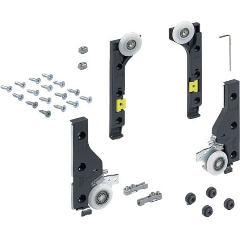Schiebetürbeschlag 1 Komplett Set 30kg HETTICH