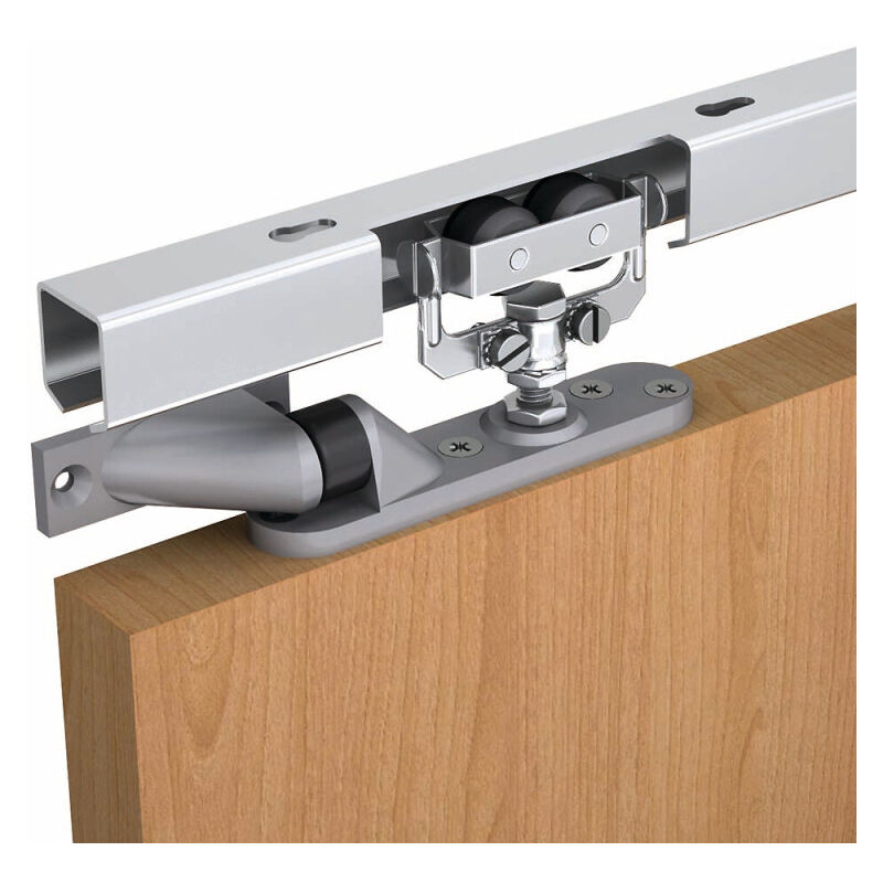Laufschiene Stahl 155 cm f/ür Schiebet/ürbeschlag SLIDUP 1200 1300 AUSSENBEREICH f/ür Durchgangst/üren
