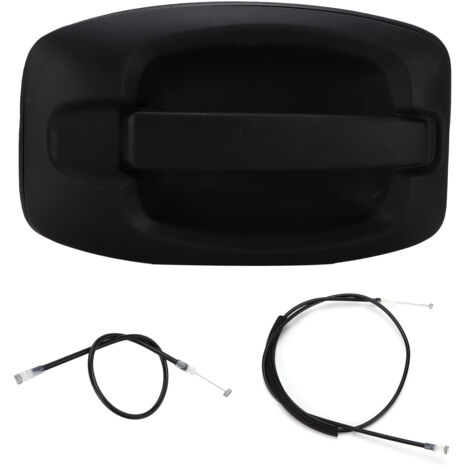 Schiebetürgriff mit Kabeln, schwarzes ABS, Ersatzteilnummer 735426421 für Citroen Jumper III 2006-2014