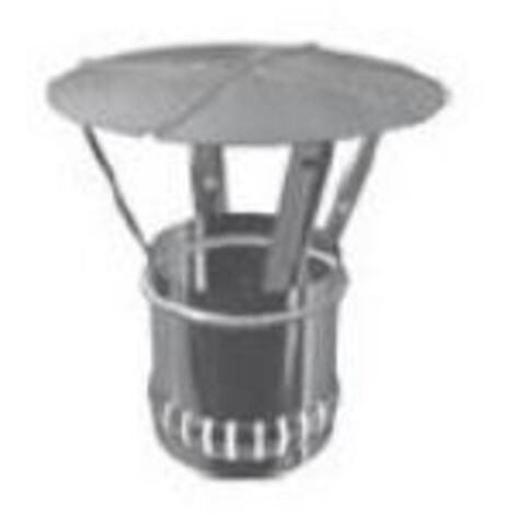 Schiedel Regenhaube m. Sicherungsseil u. Seilkausche 130 133787