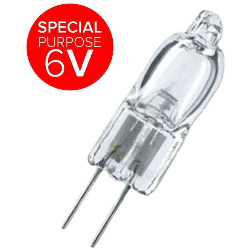 Schiefer Lighting - Halogen G4 Capsule 20W 6V Dimmable Transverse Warm White Clear M34