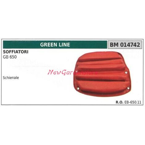 Schienale soffiatore GB 650 GREENLINE 014742