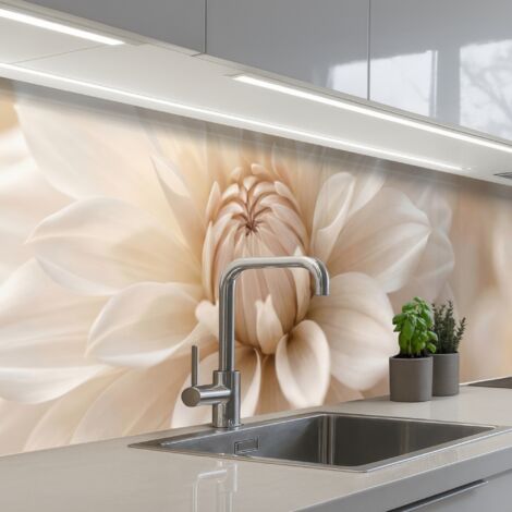SCHIENALI CUCINA Fiore - Dalia - Bianco 400x80 cm