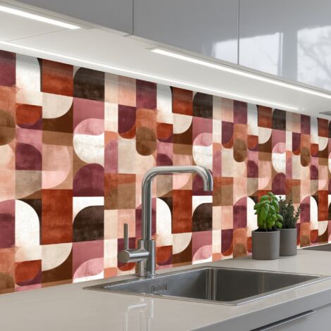 SCHIENALI CUCINA Geometria - Moderno - Retrò 200x60 cm