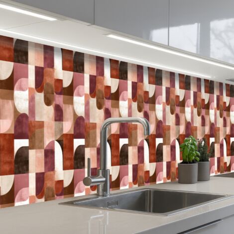 SCHIENALI CUCINA Geometria - Moderno - Retrò 400x60 cm