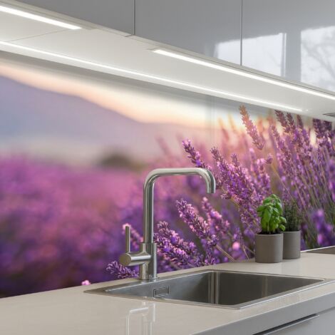 SCHIENALI CUCINA Lavanda - Viola - Luce solare 150x80 cm