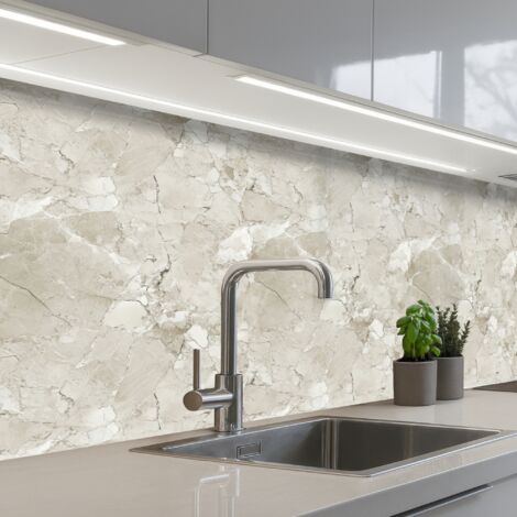 SCHIENALI CUCINA Marmo - Grigio - Venature 200x80 cm
