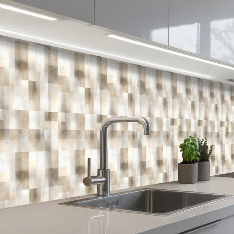 SCHIENALI CUCINA Struttura - Lino - Beige 400x60 cm