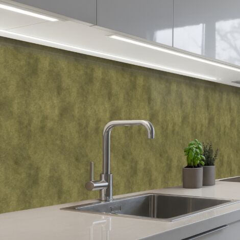 SCHIENALI CUCINA Texture - Astratto - Verde 400x60 cm