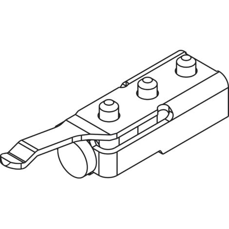 Schienenpuffer HAWA-Frontslide 60/A m. einstellbarer Rückhalterung