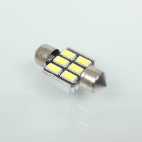 schiffchenlampe 31mm led 12v weiß canbus rms für motorrad roller