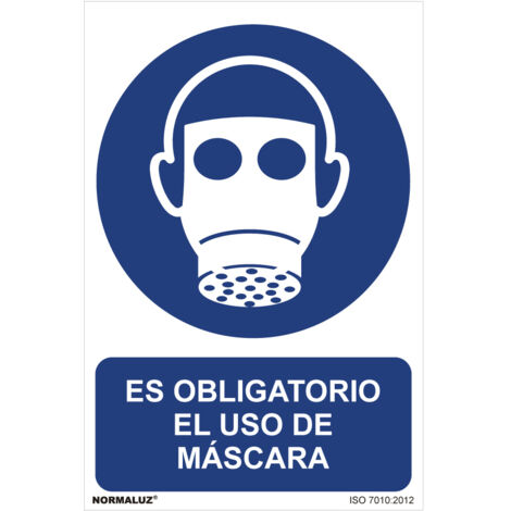 Schild "Maskenpflicht" (pvc 0,7mm) 30x40cm