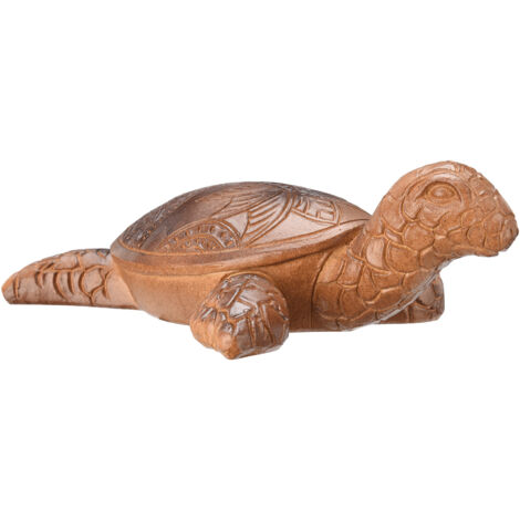 Schildkrötenfigur aus Kunstharz, handbemalt, Gartendekoration, Außenornament für Park, Haus, Terrasse und Garten