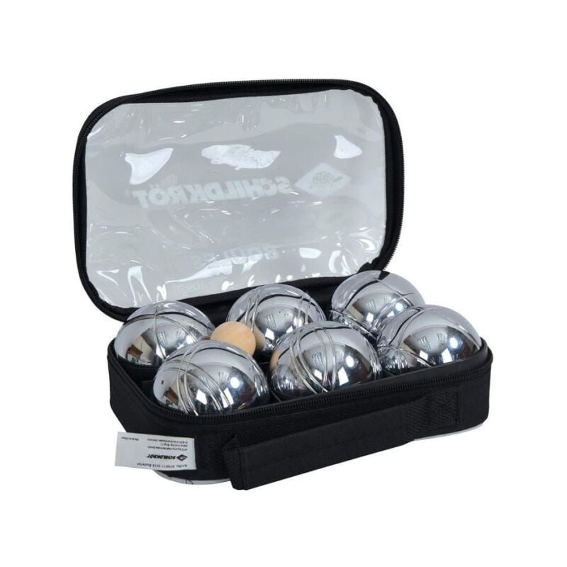 Schildkröt - Schildkrot Funsport Set de boules de pétanque Argent et Noir - 4000885700084