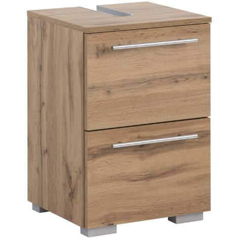 Schildmeyer Carlos 148584 - Mobile sottolavabo, finitura rovere rustico, 40,2 x 59,1 x 35 cm