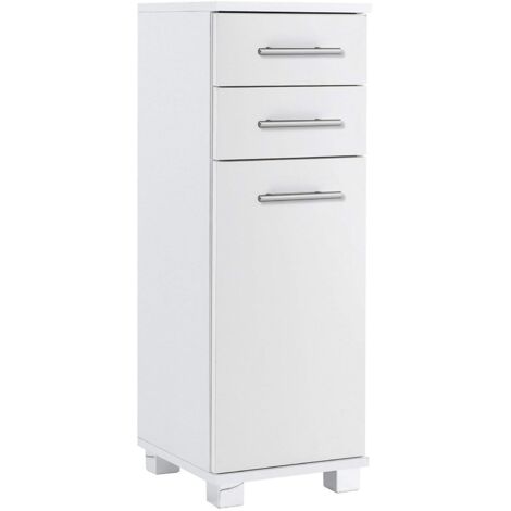 Schildmeyer Isola 119966 - Mobile basso, 30 x 32,5 x 88 cm, bianco