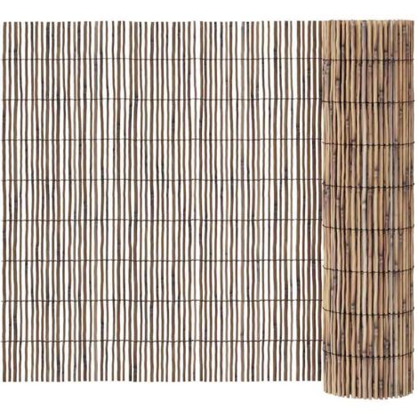 Schilfrohrzaun Braun 500 x 140 cm Schilf vidaXL