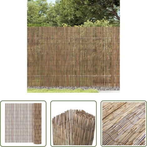 Schilfzaun -  Gartenzaun 400x100 cm Schilf